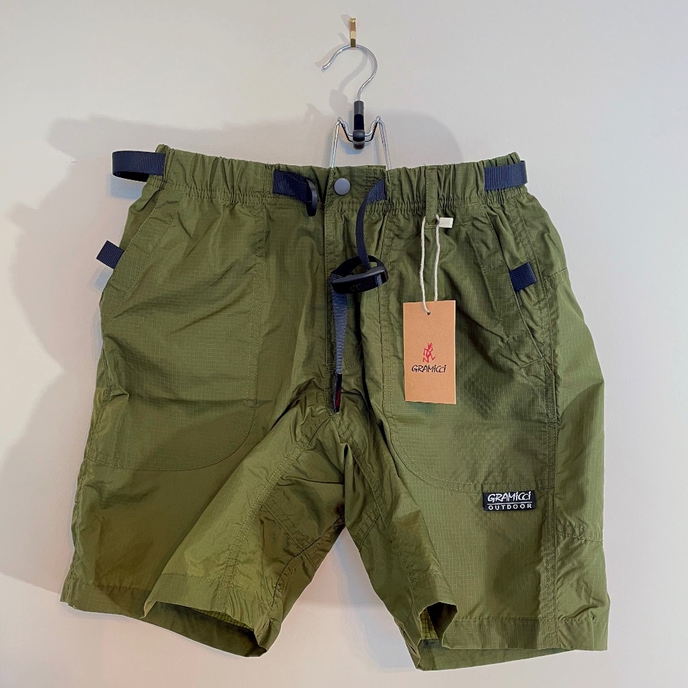 Gramicci army green Utility Trail shorts